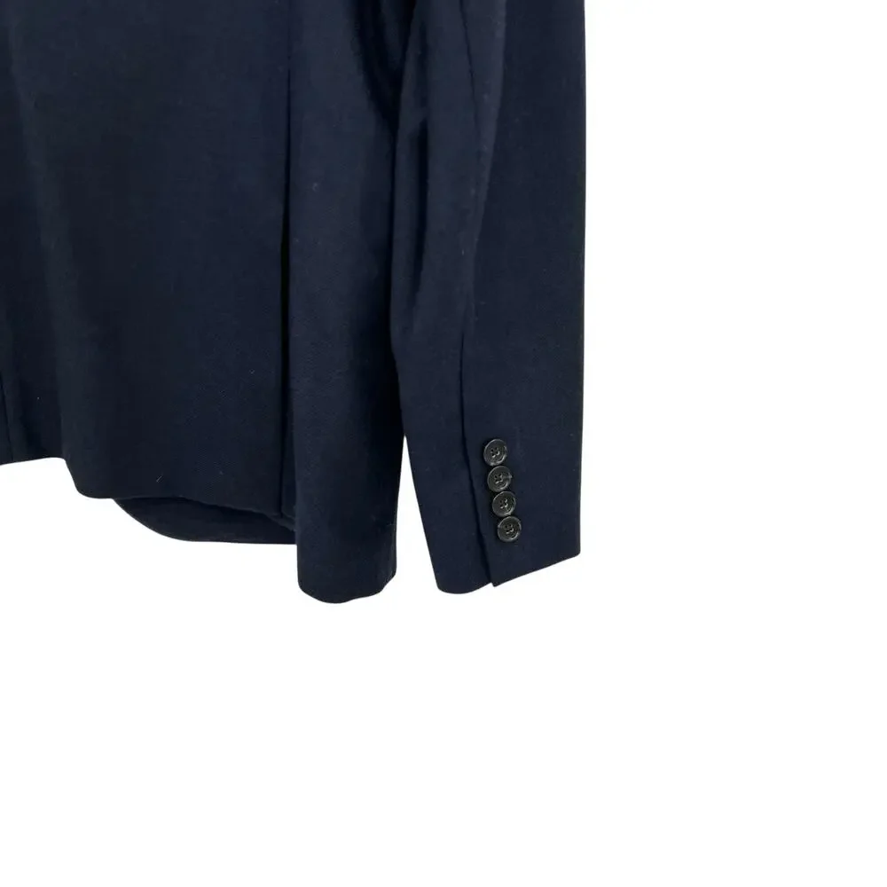 J. Crew Ludlow Slim-fit suit jacket English cotton-wool blend Navy Blue Size 44R